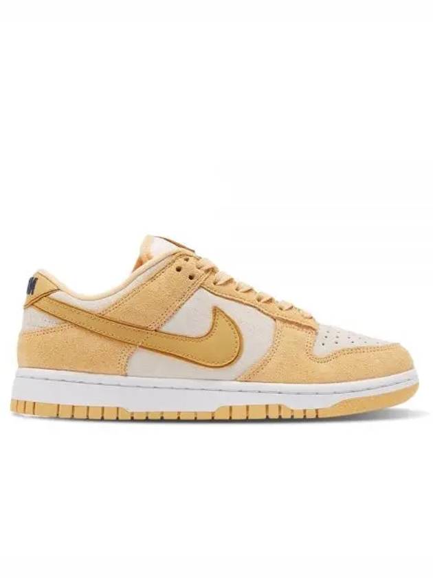 Dunk Low LX Suede Low Top Sneakers Gold - NIKE - BALAAN 2