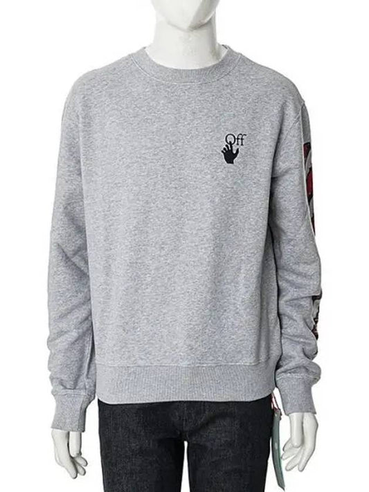 Marker Arrow Sweatshirt Gray - OFF WHITE - BALAAN 2