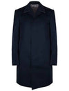 Men's Mackintosh Bal Collar Classic Single Coat Navy - THOM BROWNE - BALAAN 2