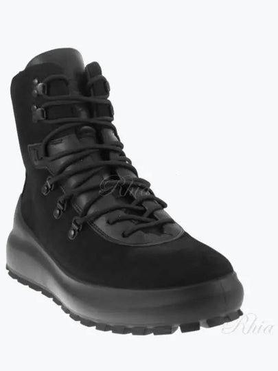 Hiking Leather Walker Boots Black - STONE ISLAND - BALAAN 2