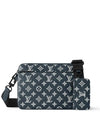 Trio Monogram Shadow Messenger Bag Navy - LOUIS VUITTON - BALAAN 1