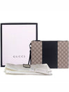 GG Eden Supreme Canvas Clutch Bag Black Beige - GUCCI - BALAAN 7