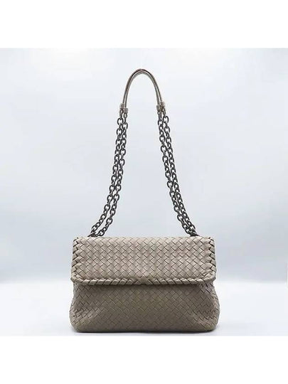 386499 Etoff Intrecciato Nappa Large Olympia Shoulder Bag - BOTTEGA VENETA - BALAAN 2