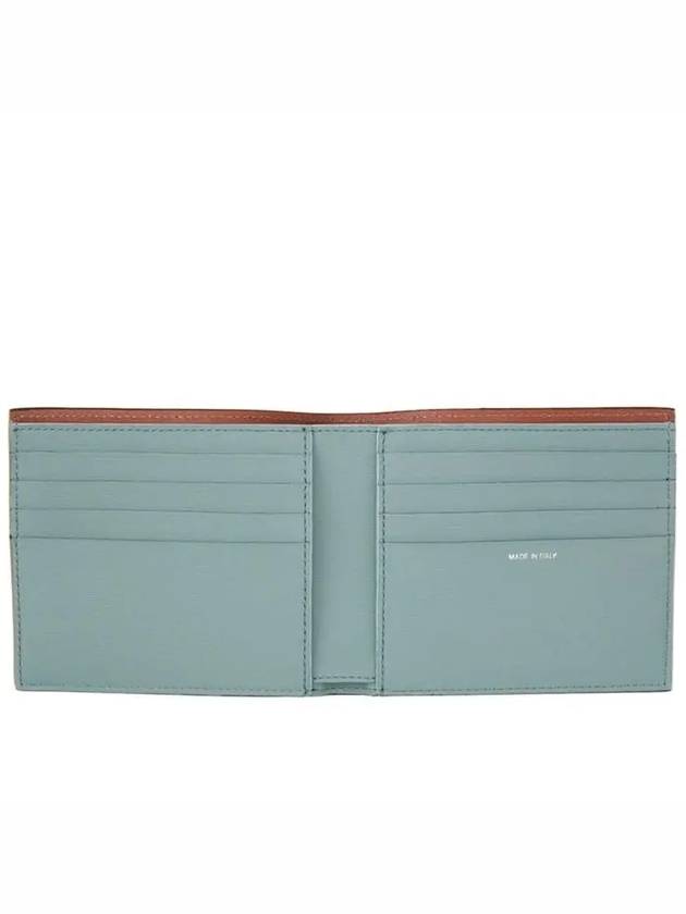 Saffiano Two-Tone Half Wallet Black - PAUL SMITH - BALAAN 5