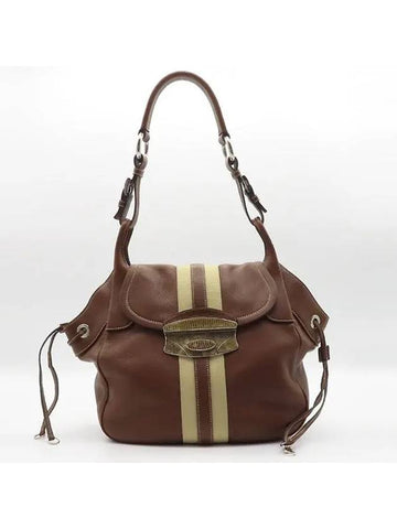 brown shoulder bag - PRADA - BALAAN 1