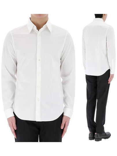 Structure Knit Sylvain Long Sleeve Shirt White - THEORY - BALAAN 2