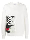 Graphic Logo Print Sweatshirt White - Y-3 - BALAAN 2