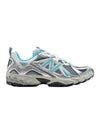 610 Low Top Sneakers Silver Blue - NEW BALANCE - BALAAN 1