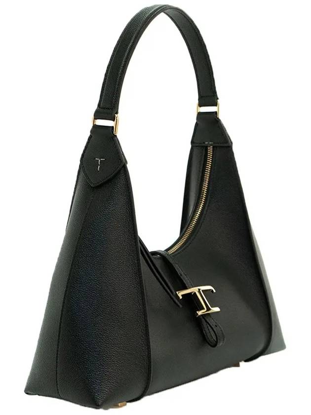 T Timeless Calf Leather Small Shoulder Bag Black - TOD'S - BALAAN 5