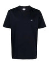 70/2 Mercerized Jersey Short Sleeve T-Shirt Navy - CP COMPANY - BALAAN 2