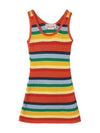 Stripe Knit Short Dress - MARNI - BALAAN 2