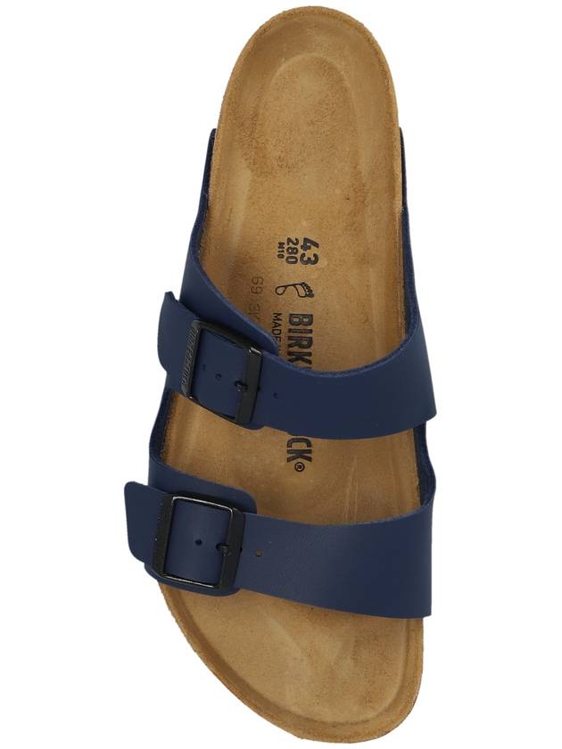 Birkenstock ‘Arizona BS’ Slides, Men's, Navy Blue - BIRKENSTOCK - BALAAN 6