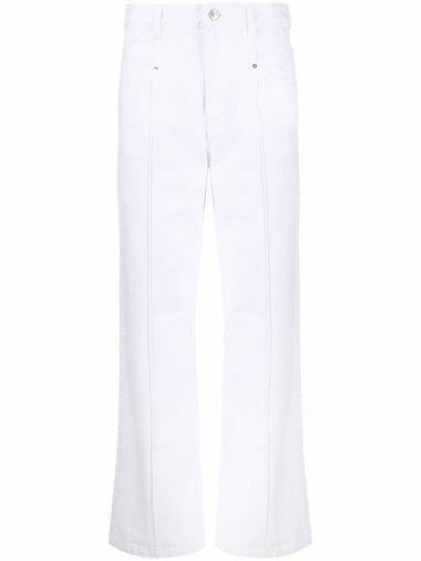 Women's Nadezh Denim Jeans White - ISABEL MARANT - BALAAN 1