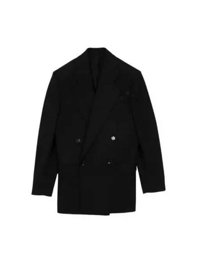 Grain De Poudre Blazer Jacket Black - BOTTEGA VENETA - BALAAN 2