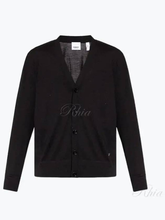 monogram motifwool-silk blend cardigan - BURBERRY - BALAAN 2