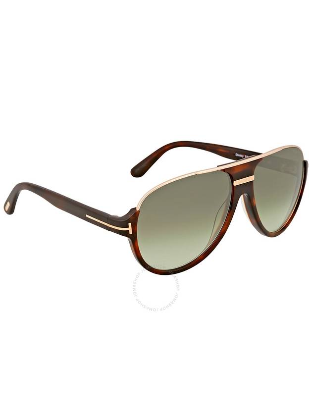 Tom Ford Dimitry Gradient Green Pilot Men s Sunglasses FT0334 56K 59 - TOM FORD - BALAAN 4