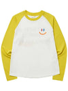 LaLa Raglan Long Sleeve T-Shirt Yellow - LALA SMILE - BALAAN 4