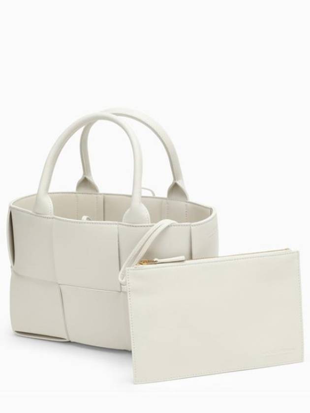 Arco Mini Tote Bag White - BOTTEGA VENETA - BALAAN 5