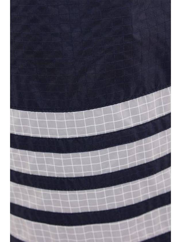 4 Bar Stripe Track Shorts Navy - THOM BROWNE - BALAAN 4