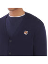 Fox Head Patch Classic Cardigan Navy - MAISON KITSUNE - BALAAN 5