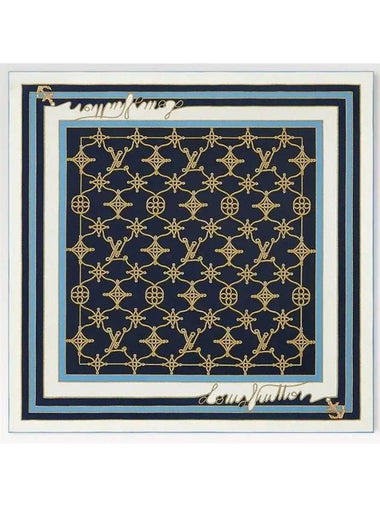 LV Codage Square 90 Scarf M79751 - LOUIS VUITTON - BALAAN 1