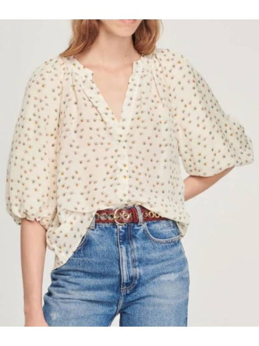 women loose top blouse sfpto00535 - SANDRO - BALAAN 2