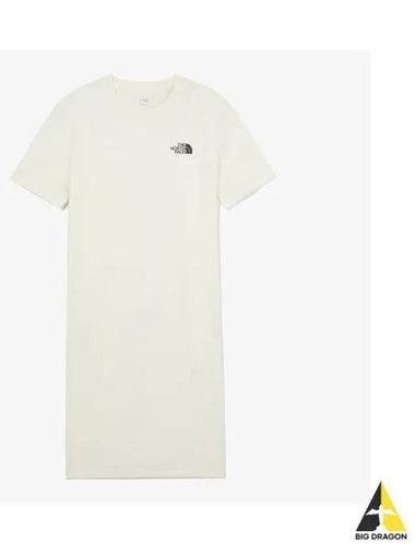 The North Face NT7ZQ41C Women s Essential Short Sleeve Midi Dress - THE NORTH FACE - BALAAN 1