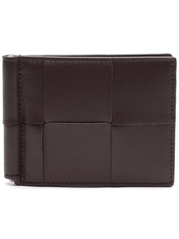 Cassette Money Clip Card Wallet Brown - BOTTEGA VENETA - BALAAN 2