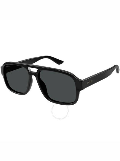 Eyewear Logo Sunglasses Black - GUCCI - BALAAN 2