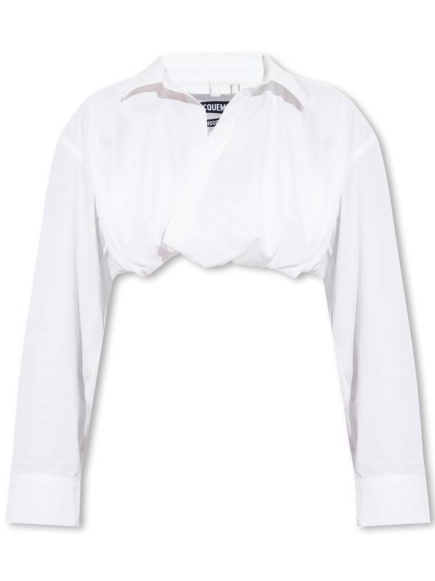 La Chemise Bahia Courte Shirt White - JACQUEMUS - BALAAN 2