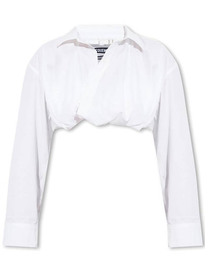 La Chemise Bahia Courte Shirt White - JACQUEMUS - BALAAN 2