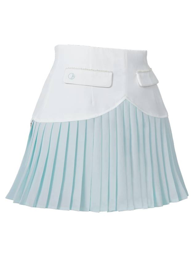 Golf Wear Heart Shape Pleated Skirt Mint - J JANE - BALAAN 3