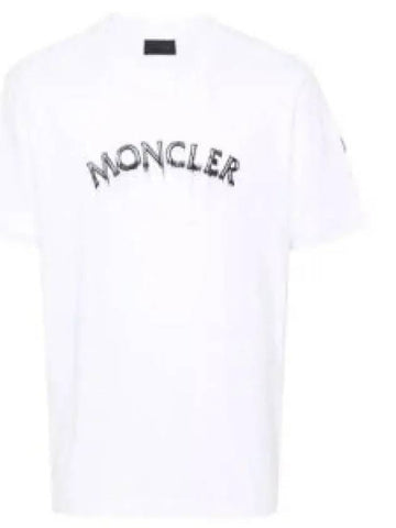 24 091 8C00002 89A17 001 Logo printing short sleeve t shirt 1201053 - MONCLER - BALAAN 1