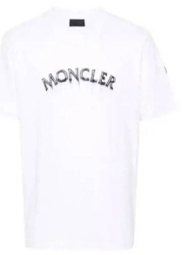 24 091 8C00002 89A17 001 Logo printing short sleeve t shirt 1201053 - MONCLER - BALAAN 1