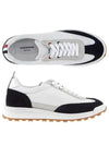 Fine Kid Suede Tech Runner Sneaker Navy - THOM BROWNE - BALAAN 2