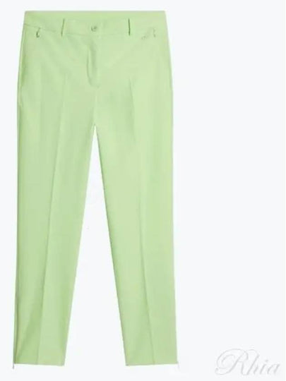 Pia Mid-Rise Crop Pants Paradise Green - J.LINDEBERG - BALAAN 2