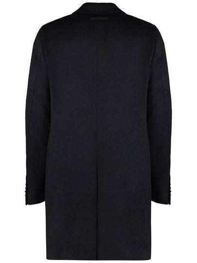 Zegna Wool Blend Double-Breasted Coat - ERMENEGILDO ZEGNA - BALAAN 2