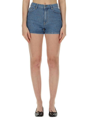 Rotate Birger Christensen Denim Shorts - ROTATE - BALAAN 1