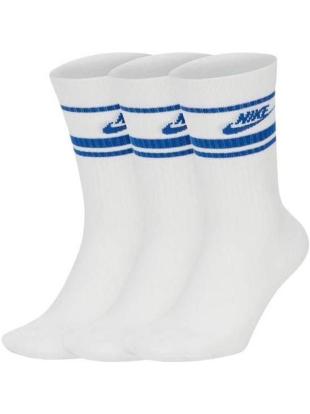 Sportswear Everyday Essential Crew Socks 3 Pack White - NIKE - BALAAN 2