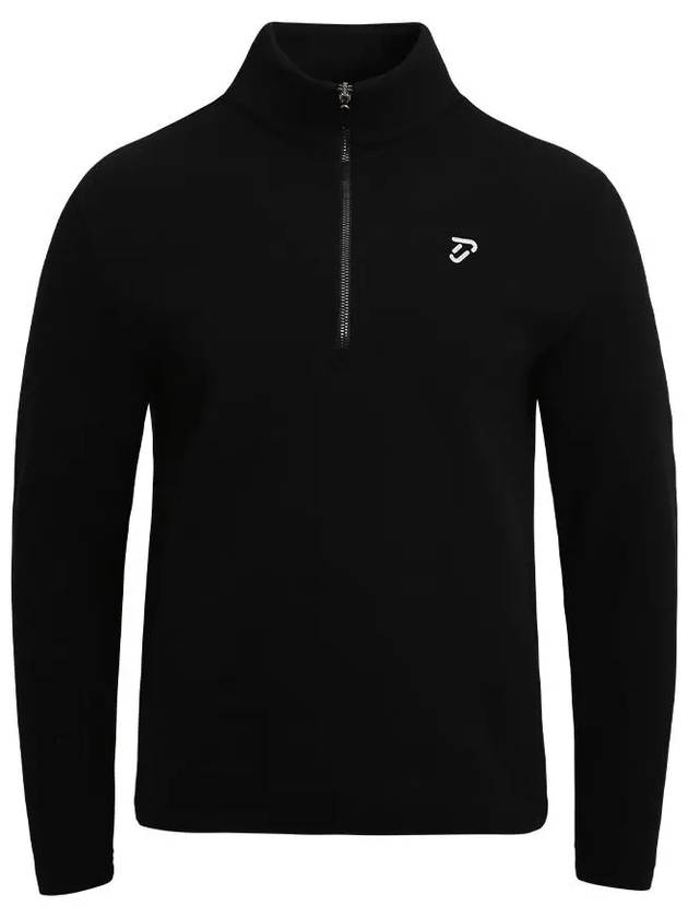 half-zip turtleneck t-shirt IPM3WTS624 BK - IJP DESIGN - BALAAN 3