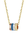 Quatre Blue Edition Mini Ring Pendant Necklace Gold - BOUCHERON - BALAAN 2