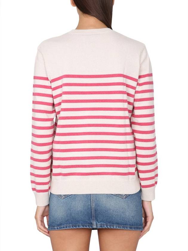 Phoebe Striped Cashmere Cotton Knit Top - A.P.C. - BALAAN 4