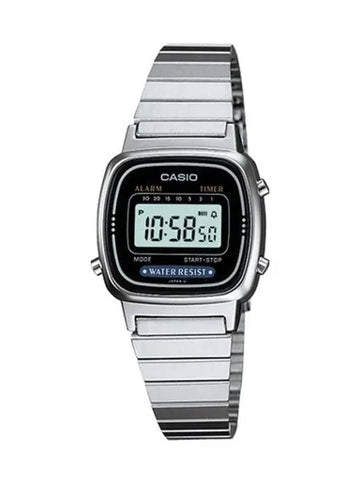 Women Metal Watch Electronic Vintage LA670WA1D - CASIO - BALAAN 1