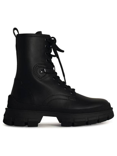 Hevea Leather Walker Boots Black - MONCLER - BALAAN 2