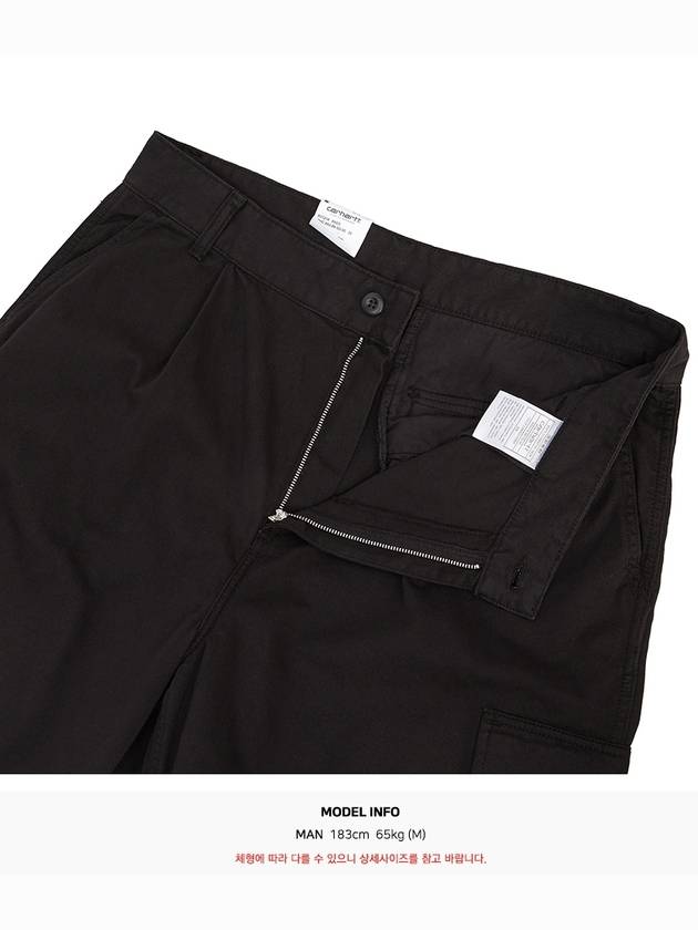 Cole Cargo Wide Pants Black - CARHARTT WIP - BALAAN 11