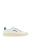 Men's Medalist Leather Low Top Sneakers White - AUTRY - BALAAN 1