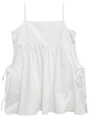 Back Ribbon Sky Sleeveless_White - SMITH ARMOR - BALAAN 1