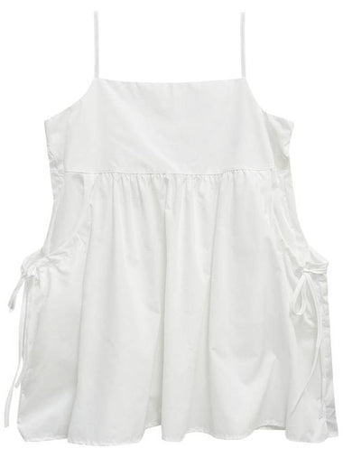 Back Ribbon Sky Sleeveless_White - SMITH ARMOR - BALAAN 1