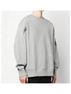 Y3 Logo Patch Overfit Sweatshirt Gray - YOHJI YAMAMOTO - BALAAN 3