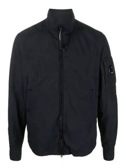 Tylon Lens Wappen Overshirt Zip-Up Jacket Black - CP COMPANY - BALAAN 2